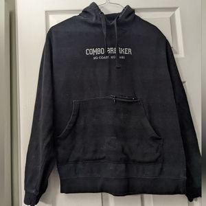 Burnside Front large pocket pullover Combo Breaker Hoodie  Size Medium